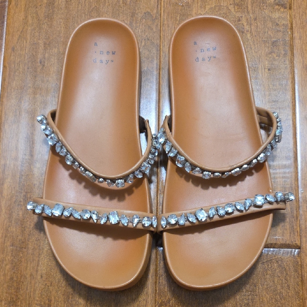 A New Day Tan Sandals *Read Description